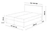 MYSEN Boxspringbett 140x200 Magic mit Bettkästen mit Produktbild-Vorschau 6