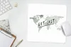 MuchoWow® Mauspad Mousepad Weltkarte - Aquarell - Zitat Produktbild-Vorschau 5