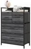 HOMCOM Kommode, Sideboard mit 4 Faltbaren Schubladen aus Produktbild-Vorschau 1