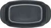 A top-down view of a dark gray rectangular roasting pan with handles on each side. Náhľad obrázku produktu