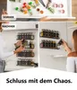 4er Set Gewürzregale aus Edelstahl mit Gewürzdosen, Produktbild-Vorschau 10