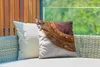 MuchoWow® Outdoor Kissen - Fotorahmen aus Holz - 40x40 cm - Produktbild-Vorschau 3