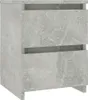 vidaXL Nachttisch Betongrau 30×30×40 cm Holzwerkstoff Produktbild-Vorschau 2