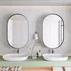 AIORBER Armoire de toilette ovale avec espace de rangement, Voir les images du produit 2
