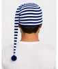 Maxi Schlafmütze für Erwachsene | Blau Weiß Anzahl: 1 Mütze Produktbild-Vorschau 5