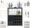 Bar "Barek na Wino", meuble bar avec étagère à verres et Voir les images du produit 2