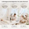 Φ49cm Deckenventilator mit Beleuchtung Fernbedienung APP Produktbild-Vorschau 6