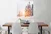 MuchoWow® Poster Sonne - Bäume - Schnee 75x75 cm - Wand Produktbild-Vorschau 2