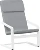 relaxační křeslo vidaXL Light Grey Fabric Náhled obrázku produktu 1