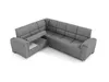Ecksofa Schlafsofa Sofa SALVADOR Stoff Texas Beige Kurze Produktbild-Vorschau 2