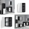 A collage of bathroom furniture, including cabinets and a sink, in a modern setting. Produktbild-Vorschau