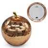 Pomme disco en verre LED 16 cm - bronze - fruit décoratif Voir les images du produit 4