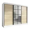 ORAVELLE 200 cm Weiß / Sonoma 3-türiger Kleiderschrank mit Produktbild-Vorschau 2