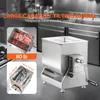 A stainless steel meat mixer with text overlays highlighting its features and capacity. Anteprima dell’immagine prodotto