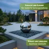CLGarden Solar Gartenbrunnen für außen 48 cm Edelstahl Produktbild-Vorschau 4
