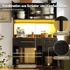 okwish Vitrine mit Platten für Küche und Produktbild-Vorschau 4