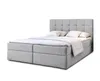 AX LIVING Stauraum Boxspringbett Grau 140x200 cm Geceteni Produktbild-Vorschau 2