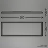 Briloner Slim LED plafoniera, retroilluminazione, piatta, Anteprima dell’immagine prodotto 5
