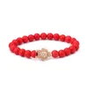 Mode Uni Schildkröte Naturstein Perlen Charm Armband Produktbild-Vorschau 6
