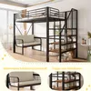 Letto a castello Flieks 90x200 cm con divano imbottito, Anteprima dell’immagine prodotto 5