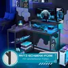 Five Stars® L-förmiger Gaming Schreibtisch - Computertisch Produktbild-Vorschau 5