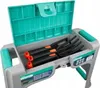 Sgabello da giardino con portaoggetti 3in1 pieghevole Anteprima dell’immagine prodotto 4
