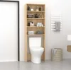 vidaXL Mobile per lavatrice in rovere Sonoma 64x24x190 cm Anteprima dell’immagine prodotto 6