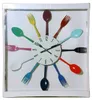 Cepewa Wanduhr Besteckuhr Küchenuhr Deko Produktbild-Vorschau 2