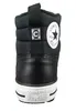 The back view of a black Converse boot. Produktbild-Vorschau