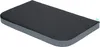 A dark gray orthopedic dog bed with a quilted top and gray sides, shown from a diagonal angle on a white background. Anteprima dell’immagine prodotto
