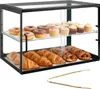 VEVOR Gebäckvitrine 2-stöckig, Gewerbliche Bäckereivitrine Produktbild-Vorschau 1