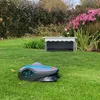 Garage in legno per robot tosaerba Relaxdays, tetto Anteprima dell’immagine prodotto 5