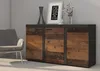 Kommode RUMBA 3D mit 3 Türen 149x82x41 Wohnzimmer Sideboard Produktbild-Vorschau 1
