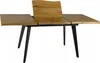 Rozkládací jídelní stůl 150(210)x90 DORIAN - dub / černý Náhled obrázku produktu 6