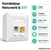 ProfiPatch Keystone Netzwerkdose Datendose Aufputz und Produktbild-Vorschau 2