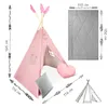Nukido NK-406 Dětské teepee - růžové Náhled obrázku produktu 8