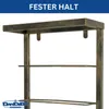 DanDiBo Portabottiglie da parete in metallo nero 240403 Anteprima dell’immagine prodotto 4