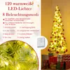 COSTWAY Sztuczna choinka 180 cm ze śniegiem, zginanym Podgląd zdjęcia produktu 5