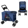 2 in 1 Klappbar Hundewagen Hundebuggy Bis 20kg,Pet Stroller Produktbild-Vorschau 6