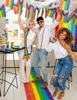 Polyesterová vlajka Progress 150 x 90 cm - vlajka LGBTQ+ Náhled obrázku produktu 3