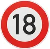 Original Verkehrszeichen 18 km/h Schild Nummer 250 ( mit Produktbild-Vorschau 1