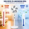 Standventilator 5 Rotorblätter Ventilator Luftkühler Produktbild-Vorschau 3