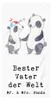 Mr. & Mrs. Panda Reisehandtuch Panda Bester Vater der Welt Produktbild-Vorschau 1