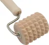 Rullo per pasta in legno con manico e punte - 18 cm - Rullo Anteprima dell’immagine prodotto 3