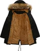 ASKSA Damen Wintermantel Winterjacke mit Fellkapuze Dicker Produktbild-Vorschau 3