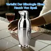 Pinguin Cocktail Shaker mit Sieb, Edelstahl Cobbler Shaker Produktbild-Vorschau 4