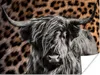 MuchoWow® Poster Schottischer Highlander - Panther - Produktbild-Vorschau 1
