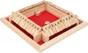 Dřevěná hra s kostkami Shut the Box, 4stranná deska s 10 Náhled obrázku produktu 4