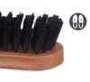 SCHUHBÜRSTE 17,5cm aus Kunststoff Holzoptik Schuhputzbürste Produktbild-Vorschau 2