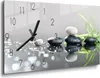 DEQORI Glasuhr 60x30 cm Zahlen 'Naturstein Arrangement' Produktbild-Vorschau 2